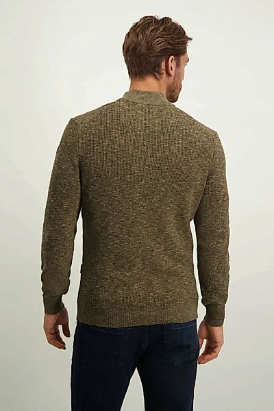 State Of Art Half Zip Pullover Melange Grün - Größe XXL günstig online kaufen