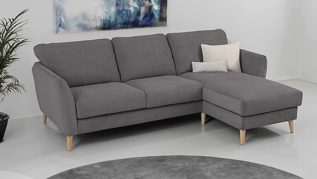 Home affaire Ecksofa "MARSEILLE (242/152cm),L-Form, Rec. rechts/links", Mas günstig online kaufen