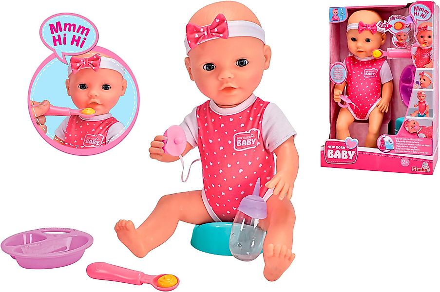 SIMBA Babypuppe New Born Baby Hungry, günstig online kaufen