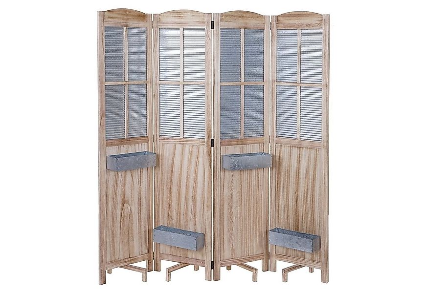 MCW Paravent MCW-D26, Inkl. 4 Pflanzkörbe, Pflanzkörbe abnehmbar, 4 Paneele günstig online kaufen