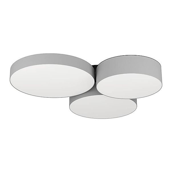 EGLO Deckenleuchte »BARBANO-Z Deckenlampe, grau weiß, ZigBee 3.0, Disco-Mod günstig online kaufen
