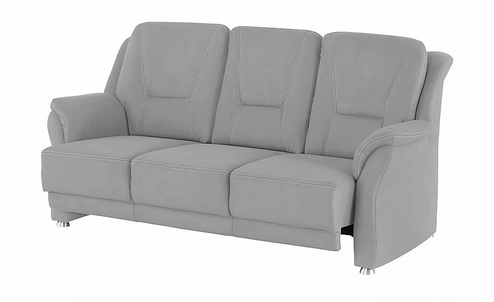 Sofa 3-sitzig aus Mikrofaser Wilma ¦ grau ¦ Maße (cm): B: 198 H: 97 T: 89.0 günstig online kaufen