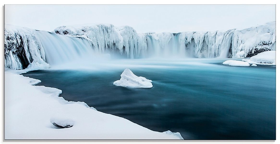 Artland Glasbild "Godafoss", Gewässer, (1 St.), in verschiedenen Größen günstig online kaufen