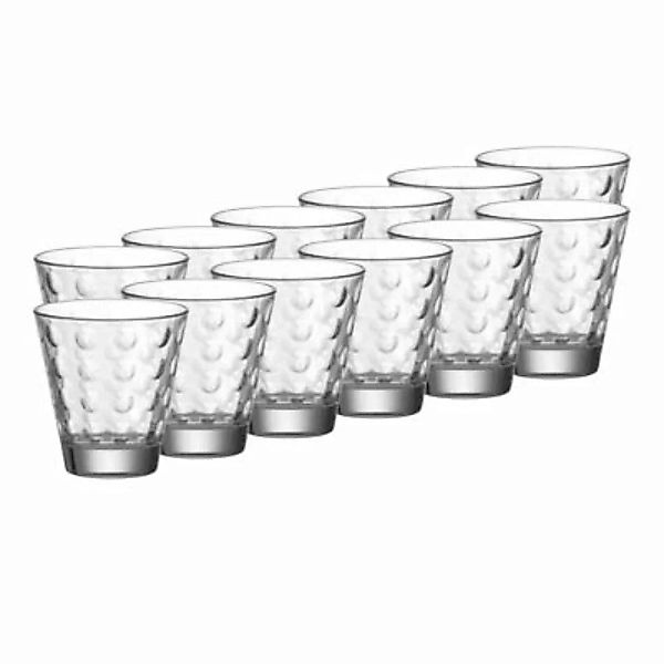 LEONARDO OPTIC Trinkglas klein 215 ml 12er Set Trinkgläser transparent günstig online kaufen
