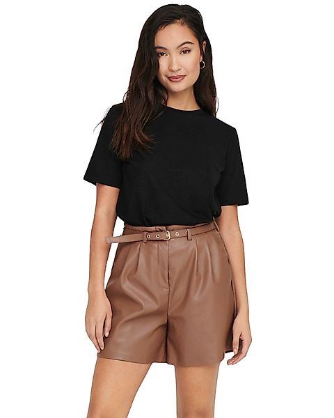 ONLY T-Shirt (2er-Pack) Basic Shirt im Doppelpack in Unifarben günstig online kaufen