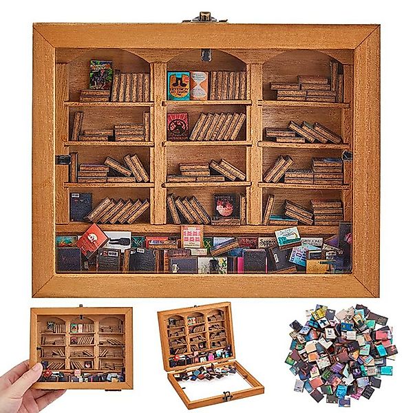 BlingBin Bücherregal Miniatur-Bücherregal Anti-Angst Geschenk - günstig online kaufen