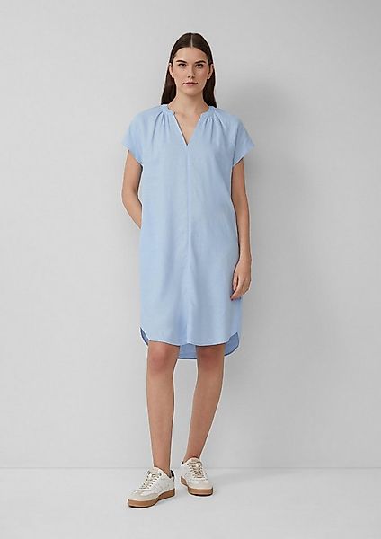 s.Oliver Minikleid Kleid Blusenkleid aus Leinenmix mit Eingrifftaschen günstig online kaufen