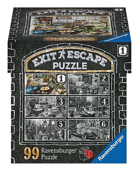 Ravensburger Puzzle 99 Teile Ravensburger Puzzle Exit Im Gutshaus Teil 1 Kü günstig online kaufen