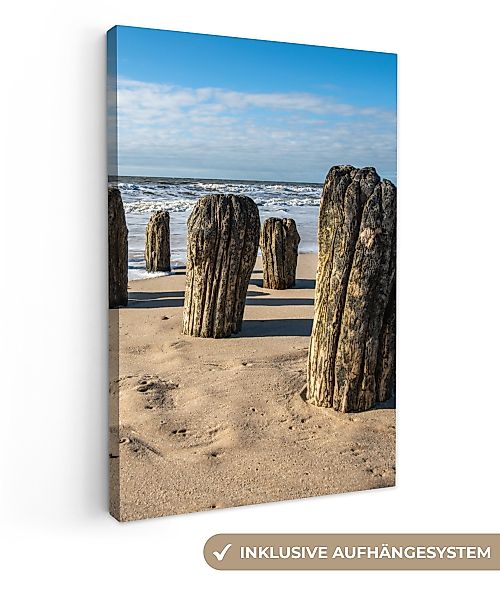 OneMillionCanvasses® Leinwandbild Sand - Strand - günstig online kaufen