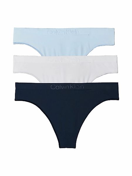 Calvin Klein Underwear Tanga "THONG 3 PK" Packung, 3 Stk. Mit geradem Absch günstig online kaufen
