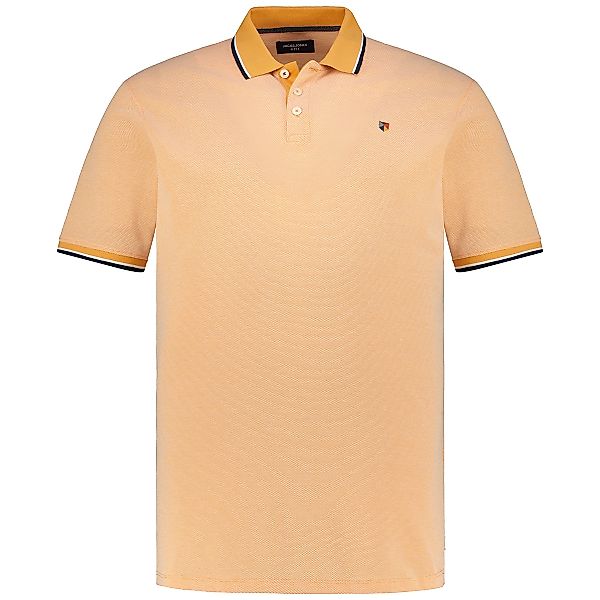 Jack&Jones Poloshirt mit Label-Stickerei Farbe mandarine Größe: 3XL günstig online kaufen