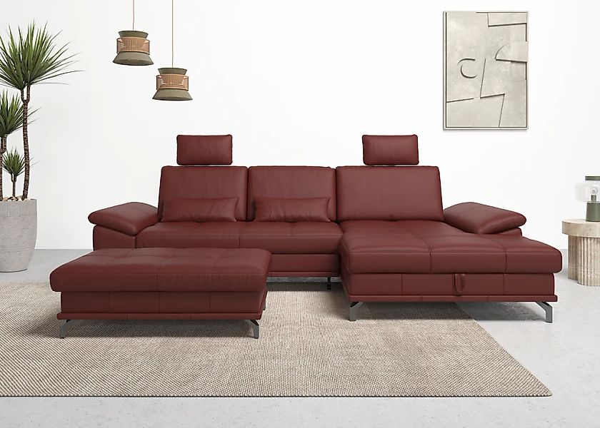 OTTO home Ecksofa "Costello L-Form, B: 301 cm mit Sitztiefen-, Armteilverst günstig online kaufen