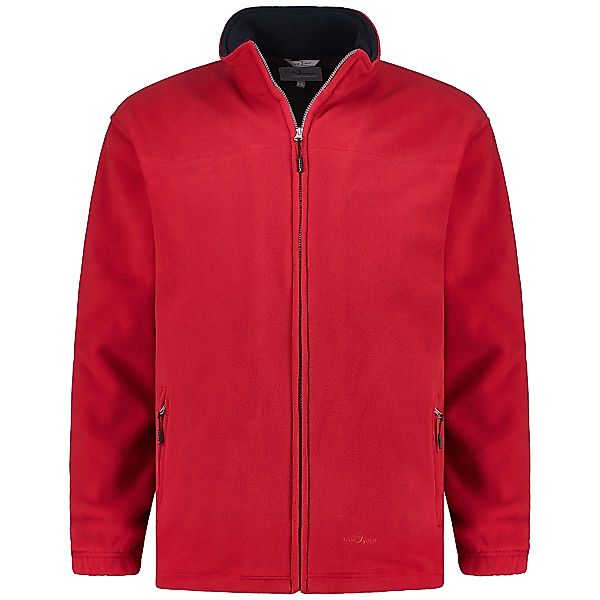 Blue Wave Microfleecejacke, wasser- und windabweisend Farbe rot Größe: 5XL günstig online kaufen