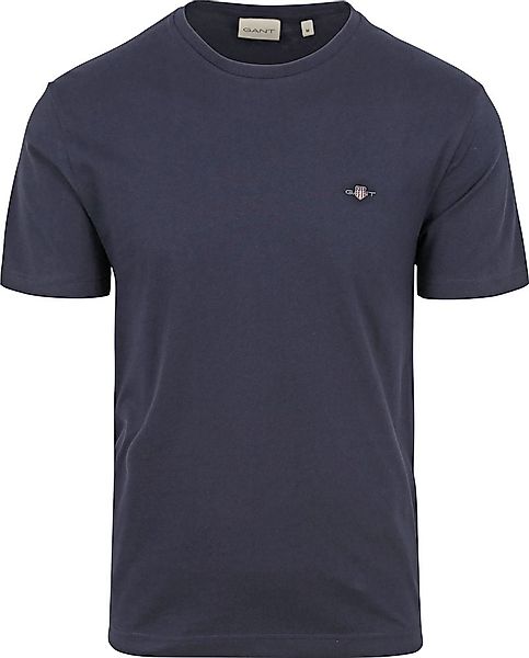 Gant T-shirt Shield Logo Navy - Größe 5XL günstig online kaufen