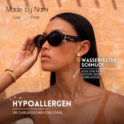 Made by Nami Brillenkette Gold Brillenband günstig online kaufen