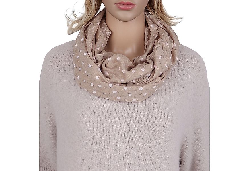 MIRROSI Loop Damen Schal mit Paisley Punkte Weich aus 100% Baumwolle Schlau günstig online kaufen