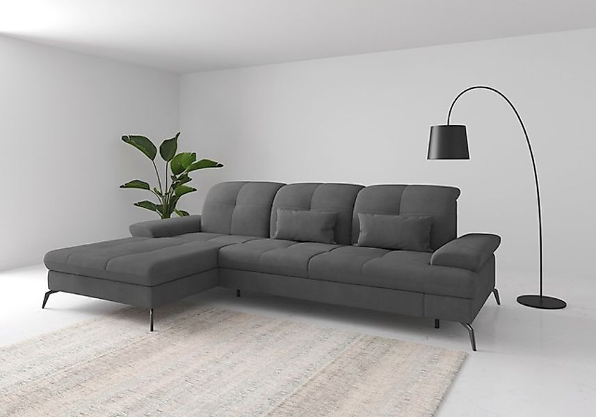 sit&more Ecksofa »Amica, L-Form, inkl. Sitztiefenverstellung & Armteilverst günstig online kaufen