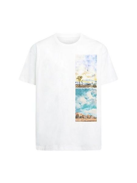 Esprit T-Shirt T-Shirt mit abgesetztem Landschafts-Print (1-tlg) günstig online kaufen