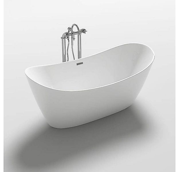 HOME DELUXE Badewanne Freistehende Badewanne OVALO, 170 x 80 x 72 cm - inkl günstig online kaufen
