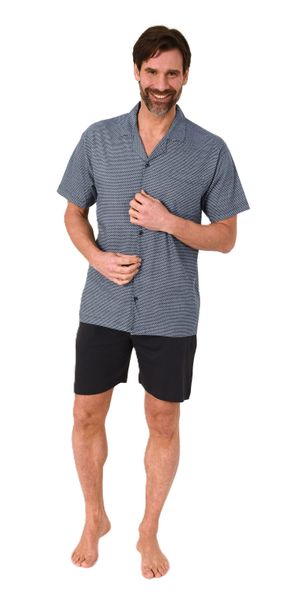 Normann Pyjama Herren Kurzarm Schlafanzug Shorty günstig online kaufen