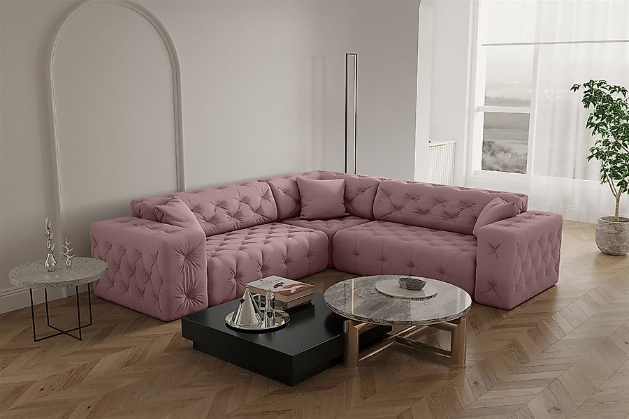 Fun Möbel Ecksofa Ecksofa Designersofa CHANTAL günstig online kaufen
