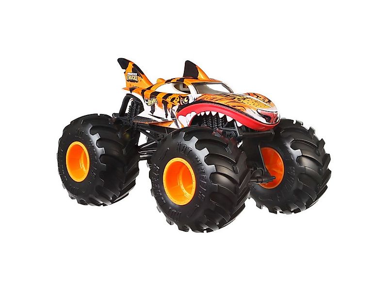 Mattel® Spielzeug-Monstertruck Mattel FYJ83, JDR02 - Hot Wheels Tiger Shark günstig online kaufen