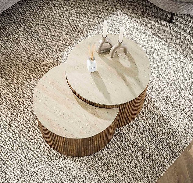 LEVEN Lifestyle Couchtisch 2´er Set Couchtisch günstig online kaufen