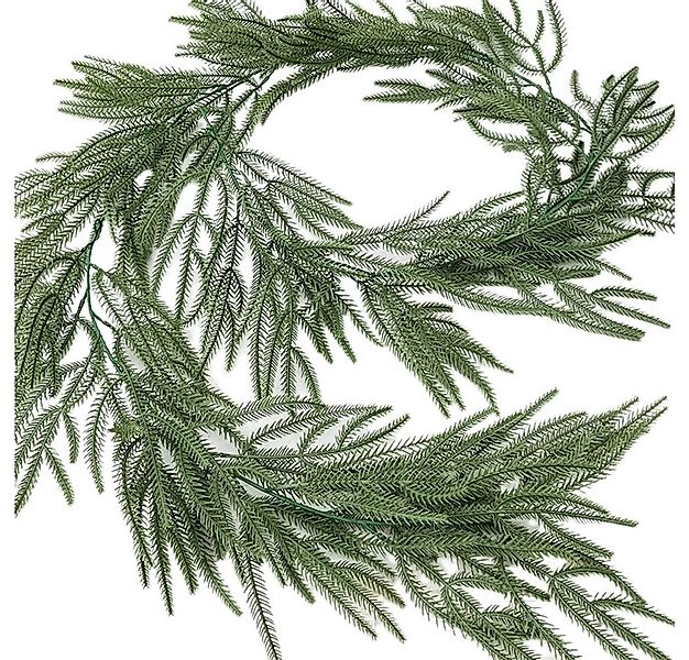 Kunstgirlande Weihnachten Kieferngirlanden Winter Grün Kieferngirlande, Gar günstig online kaufen