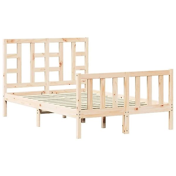 vidaXL Massivholzbett mit Kopfteil 3191941 günstig online kaufen