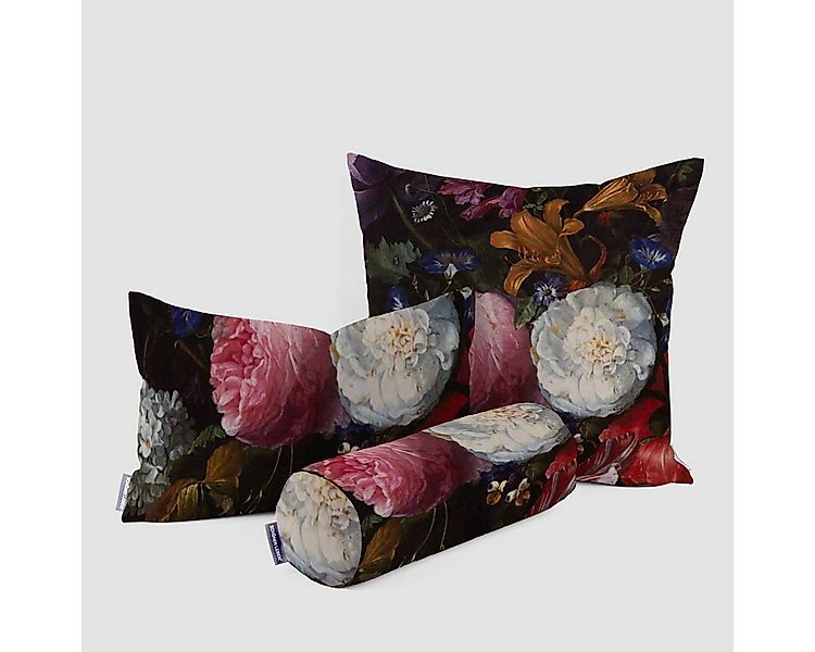 SCHÖNER LEBEN. Dekokissen SCHÖNER LEBEN. Kissenhülle Samt Blumen Tulpen Pfi günstig online kaufen