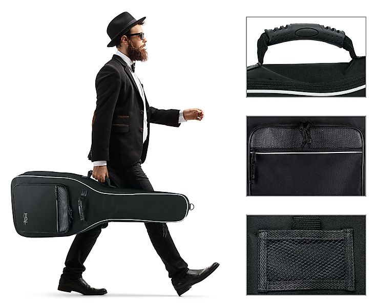 Rocktile Gitarrentasche Klassik-Gitarrentasche 3/4 und 7/8-Größe günstig online kaufen