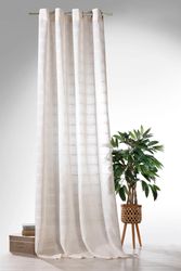 Weckbrodt Vorhang "Boho" Ösen 1 Stk. tlg. Leinen-Optik, Webstreifen, halbtr günstig online kaufen