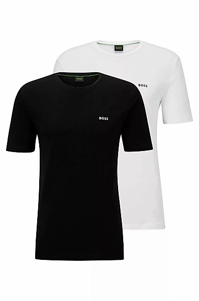 BOSS GREEN T-Shirt, (Packung, 2), mit Logodruck günstig online kaufen