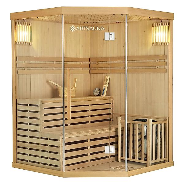 Artsauna Traditionelle Saunakabine Finnische Sauna Espoo150 Premium 150 x 1 günstig online kaufen