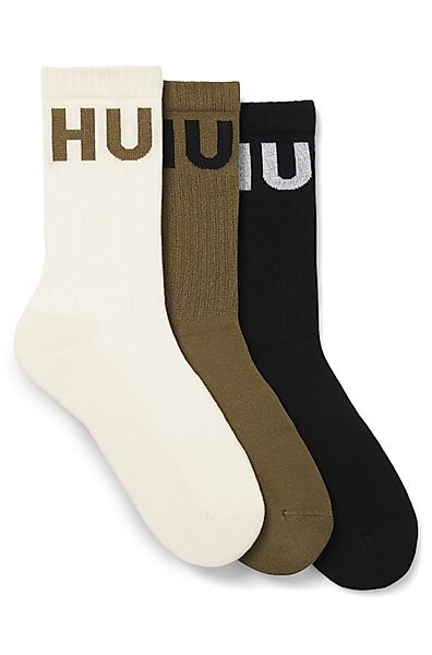 HUGO Underwear Freizeitsocken "3P QS ICONIC CC 1", (Packung, 3 Paar, 3er), günstig online kaufen