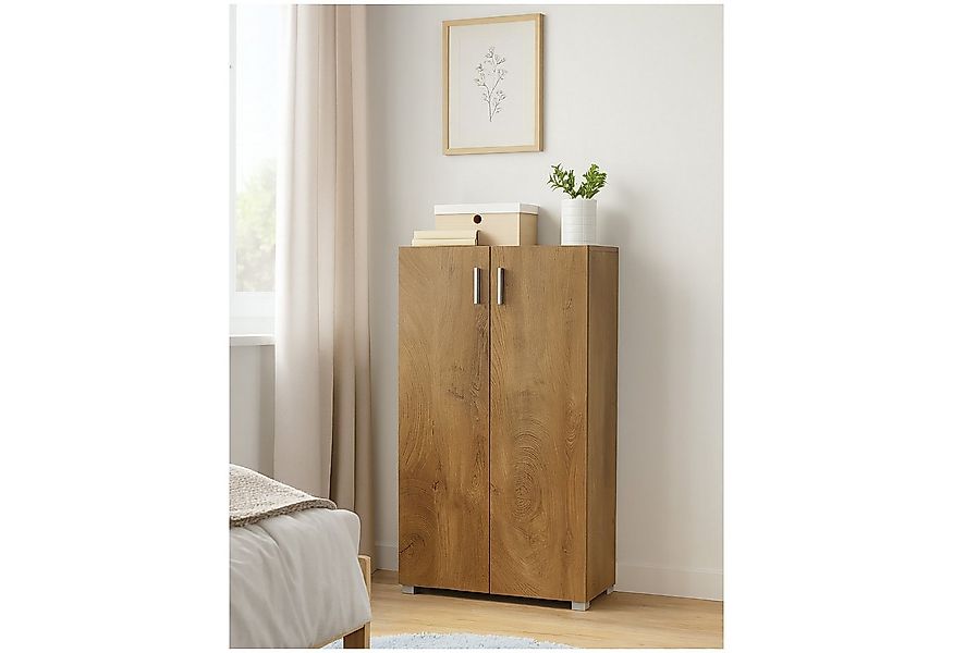 HTI-Living Sideboard Sideboard 3 Fächer Thekla Eiche (Stück, 1 St., 1 Sideb günstig online kaufen