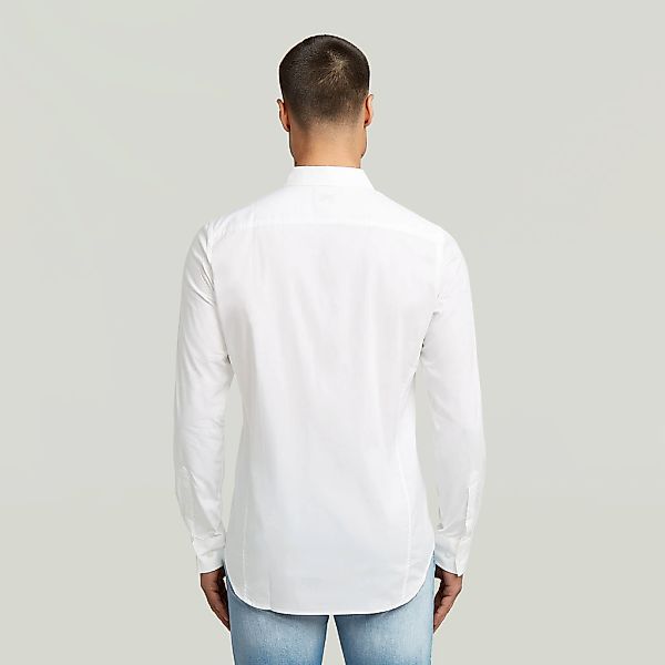 G-STAR Langarmhemd "Uniform Slim Shirt ls" mit gesticktem Logo günstig online kaufen