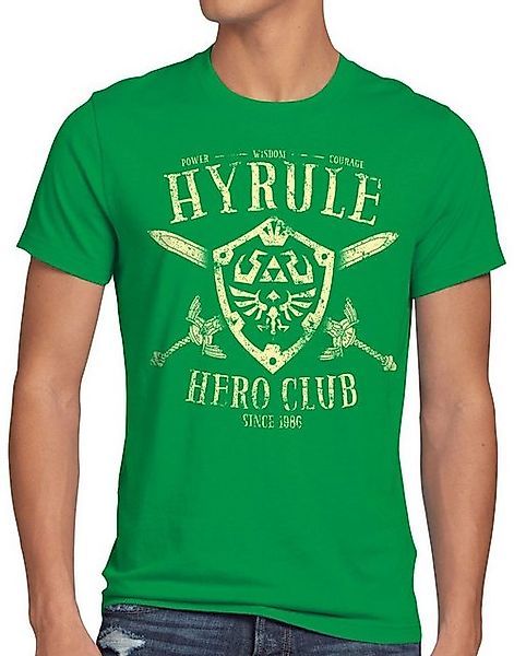 style3 T-Shirt Hyrule Hero Club link 3ds Ocarina zelda link nintendo switch günstig online kaufen