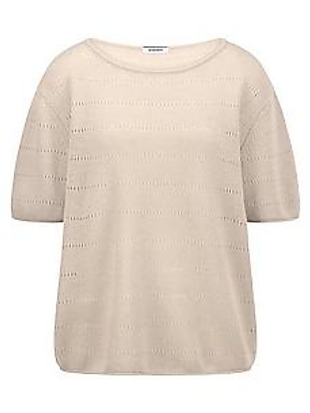 Pullover U-Boot-Ausschnitt Peter Hahn beige günstig online kaufen