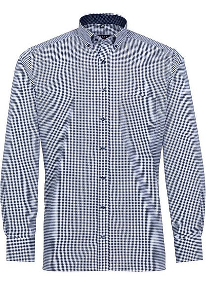 Eterna Langarmhemd 8913, Eterna Langarm Hemd Modern Fit Vichy Popeline Kari günstig online kaufen