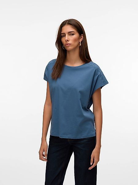 Vero Moda Kurzarmshirt VMEMMY SS LACE günstig online kaufen