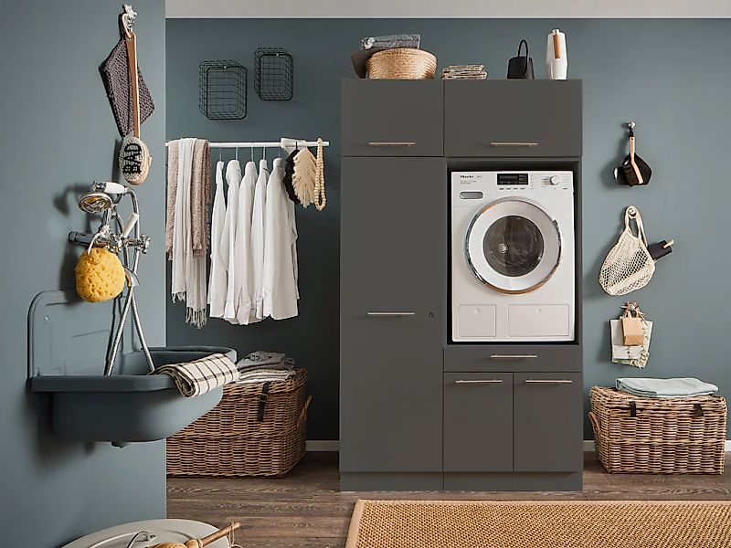 Laundreezy Mehrzweckschrank-Set "LAUNDREEZY LDSK7", Breite 117,5 cm günstig online kaufen