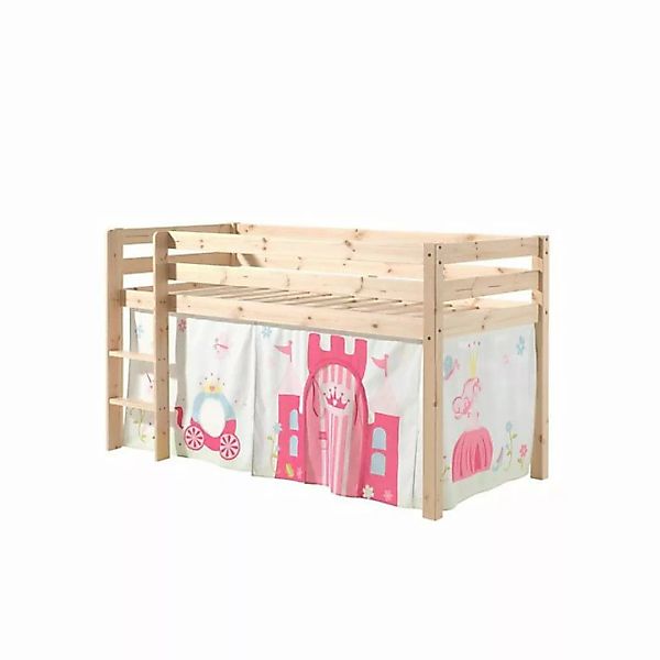 Kindermöbel 24 Hochbett Kay inkl + Rolllattenrost Kiefer massiv günstig online kaufen