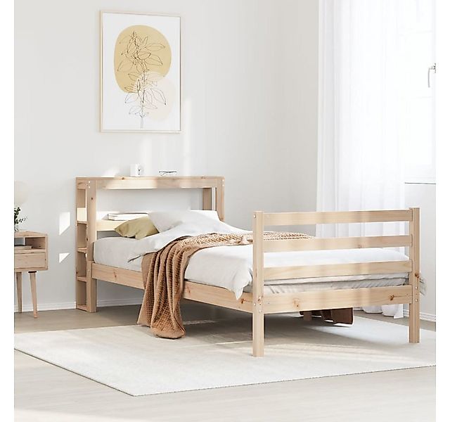 vidaXL Bett, Massivholzbett ohne Matratze 90x200 Kiefernholz günstig online kaufen