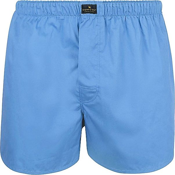 Steppin' Out Boxer Mid Blue Poplin - Größe M günstig online kaufen