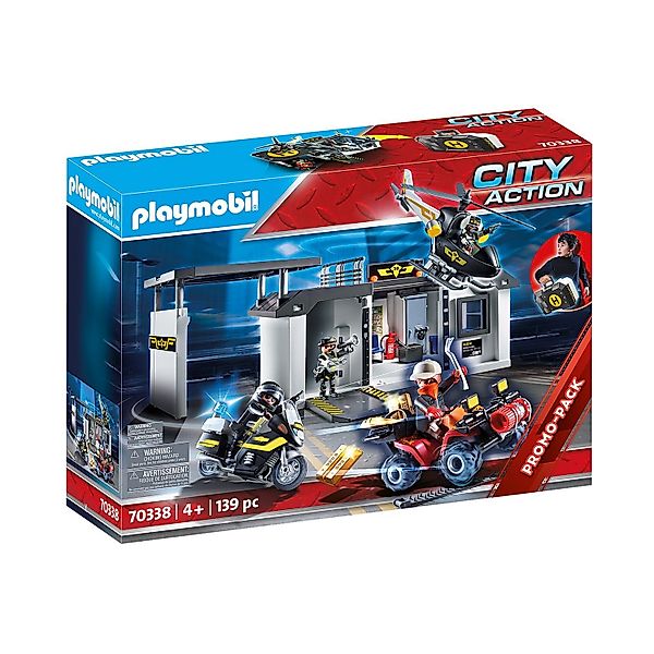 Playmobil® 70338 Große Mitnehm-SEK-Zentrale Konstruktions-Spielset günstig online kaufen