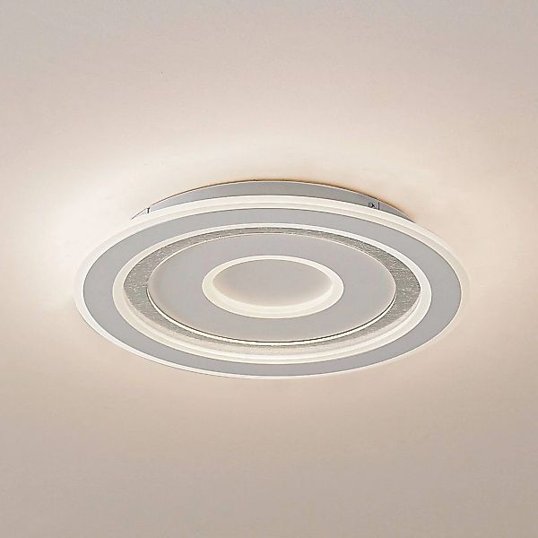 Lindby LED-Deckenleuchte Lorvik, Ø 40 cm, weiß, CCT, dimmbar günstig online kaufen