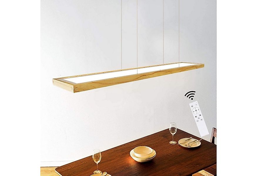 Nettlife Hängeleuchte Pendelleuchte 150CM Massivholz gefertigt, LED fest in günstig online kaufen