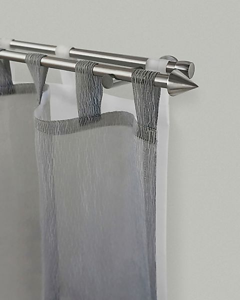 GARESA Gardinenstange "DIAMANT" Ø 16 2-läufig Wunschmaßlänge Vorhanggarnitu günstig online kaufen
