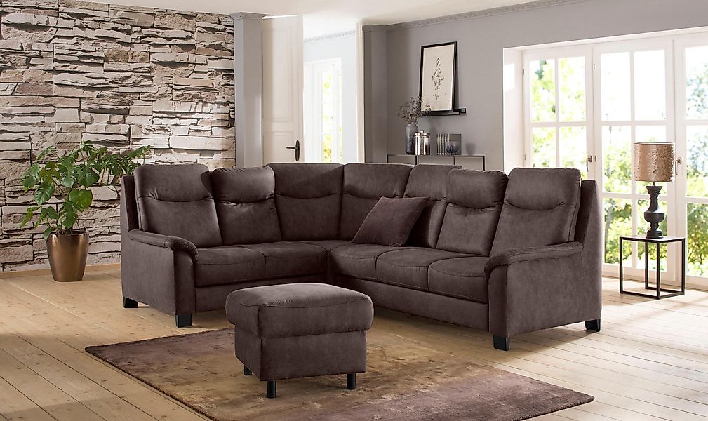 Home affaire Ecksofa Boccaccio L-Form, mit günstig online kaufen